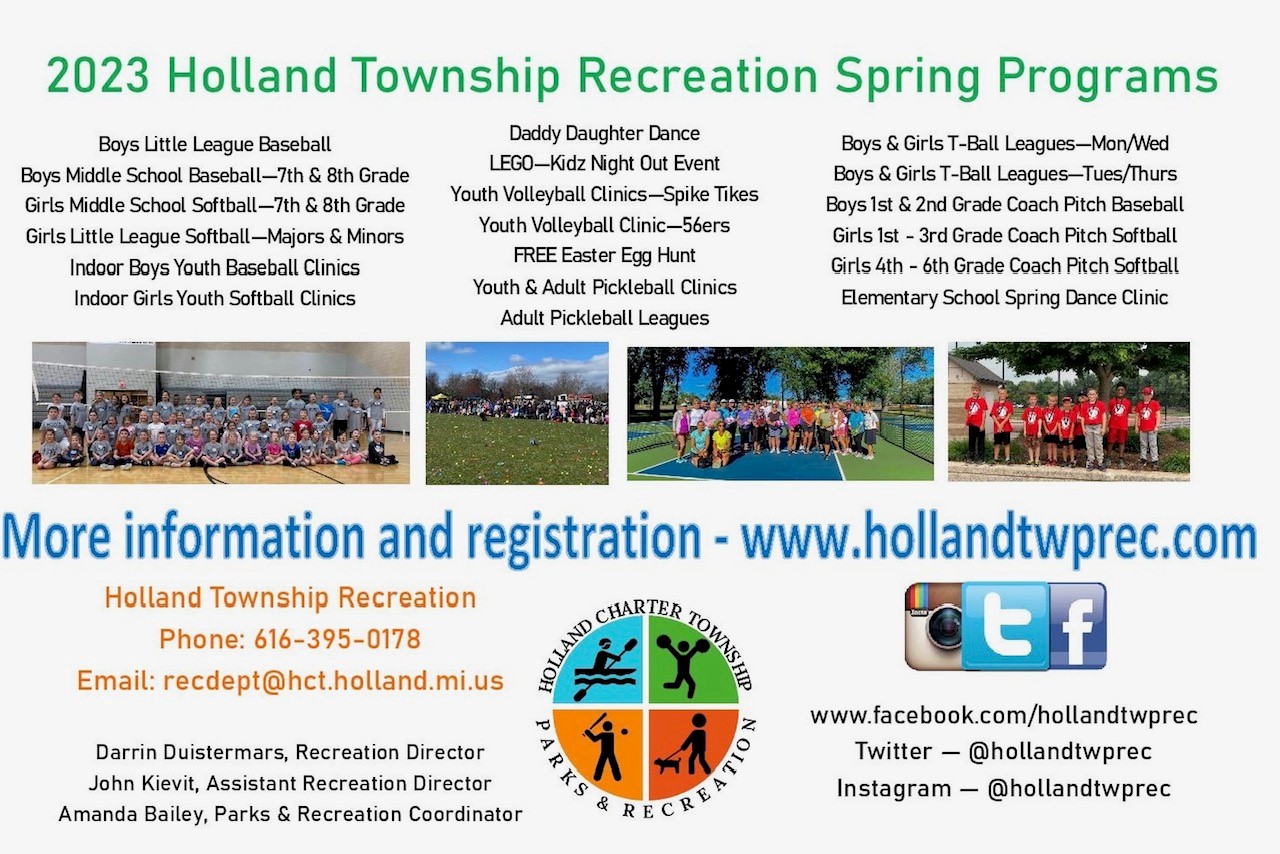 2023 Spring Recreation Registration Now Open