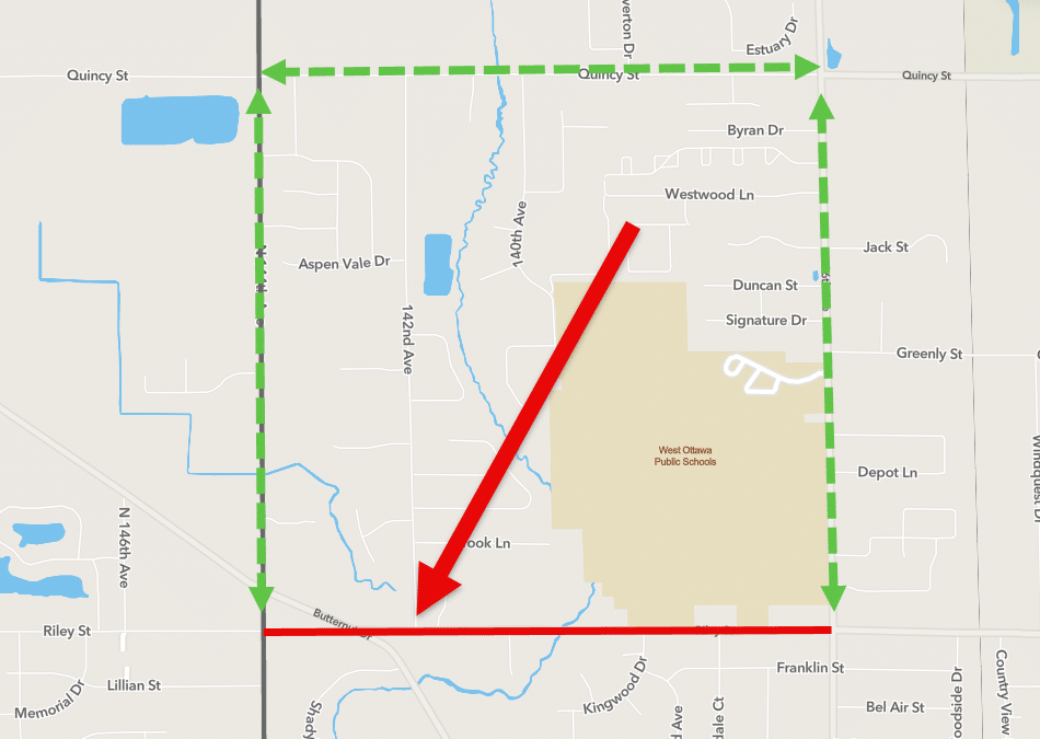 Road Closure: Riley St, 144th Ave to 136th Ave – August 17-21, 2026